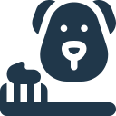dog tooth brush icon